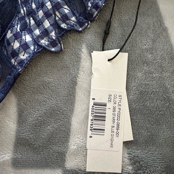 LILY EMBROIDERY HIPSTER THONG SIZE 1 - Picture 11 of 13